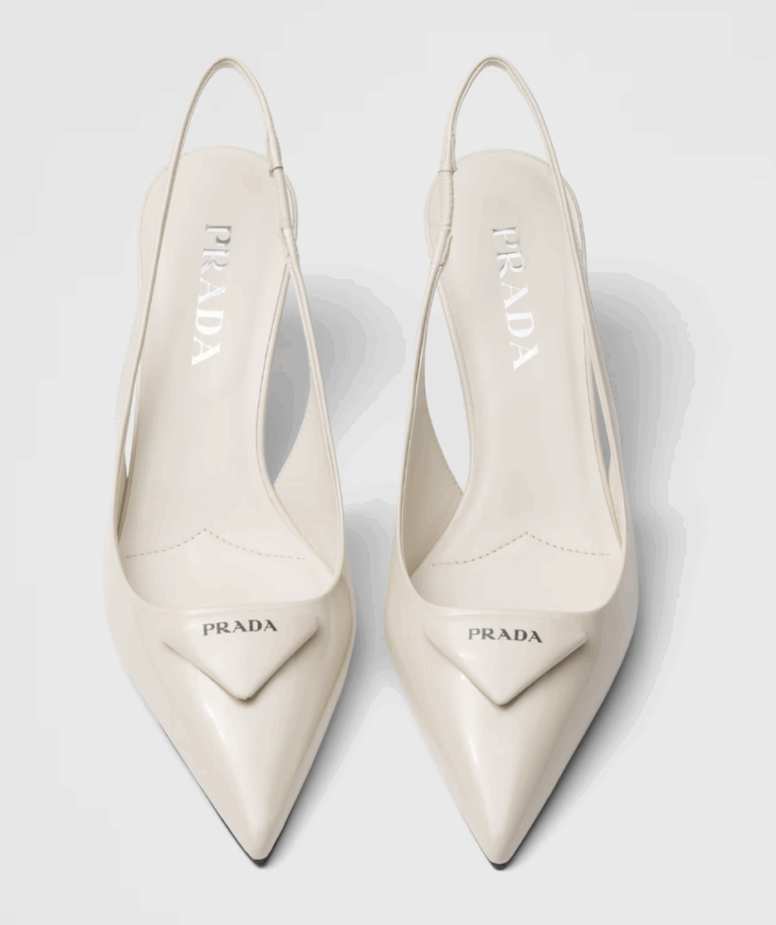 ivory wedding shoes
Prada wedding shoes
