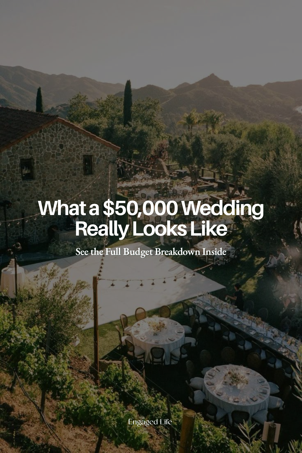 How much does a wedding in California cost? Is $50,000 enough for a wedding?