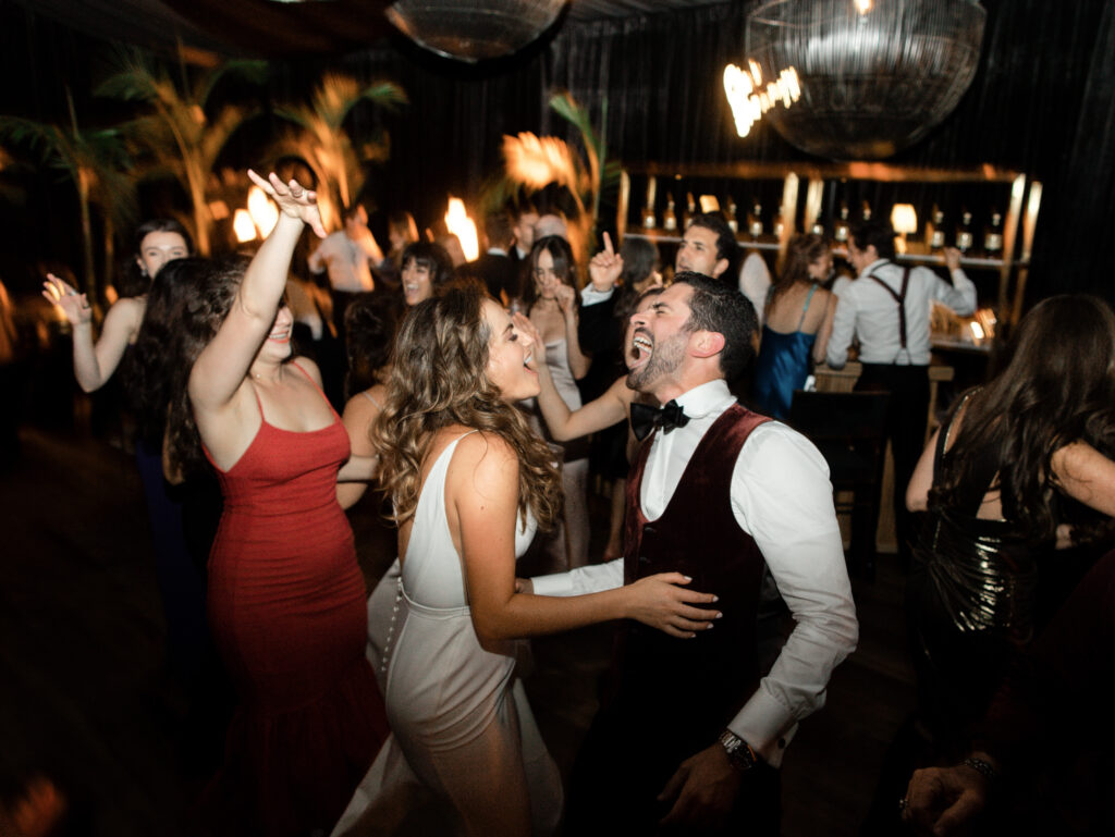 Barn transformed into nightclub wedding Santa Lucia Preserve