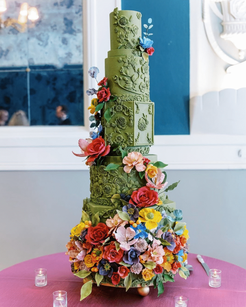Bold wedding cake ideas | Portland wedding cake