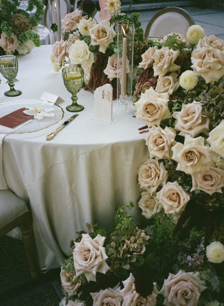 - Champagne blush wedding inspiration
- Catholic ceremony Los Angeles
- Genevie Photo wedding