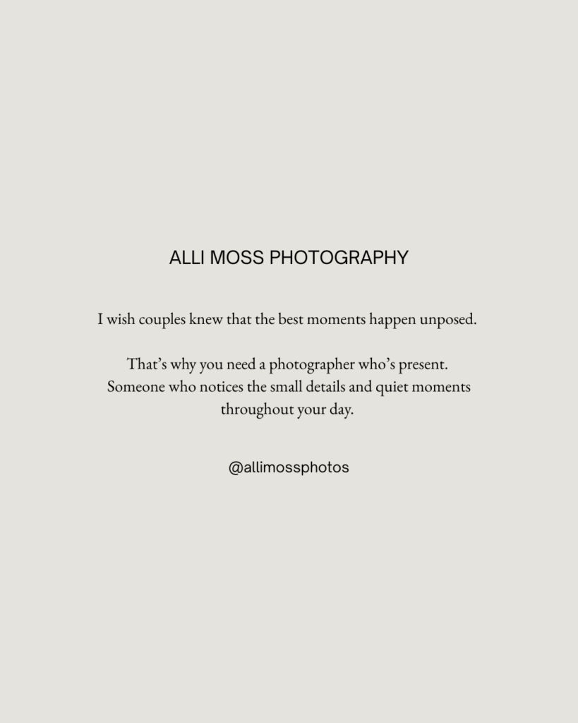 Alli Moss Photography | Kentucky wedding photographer
Editorial and real wedding photography