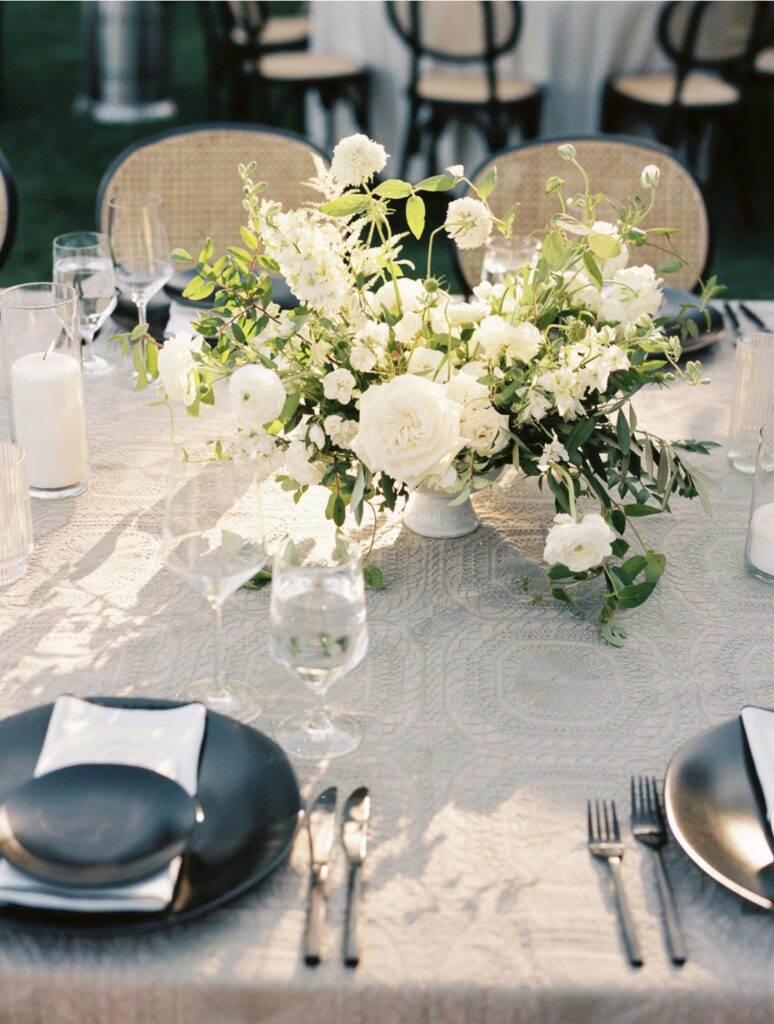 Lush bridal bouquet with garden roses and greenery | romantic wedding flowers
Lake Tahoe wedding florist